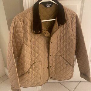 Like New - Lands End quilted light weight jacket - Petite Medium 10-12